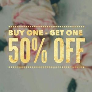 Buy one get one 50% off my Entire Closet ‼️